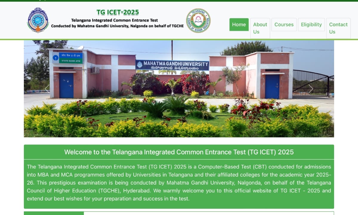 TG ICET Answer Key 2025