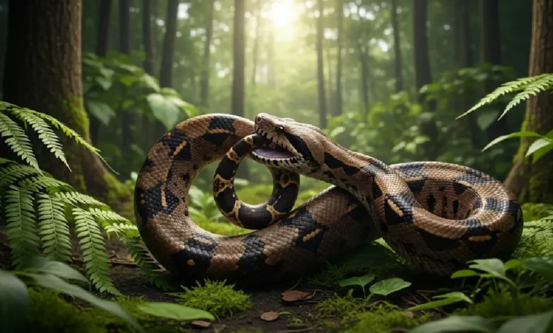 Why do snakes eat their own tail