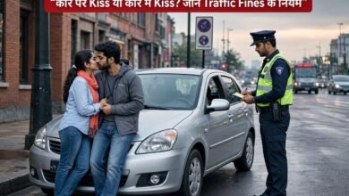 kiss in car