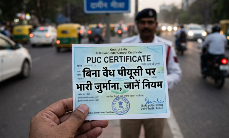 PUC certificate and vehicle emissions penalty